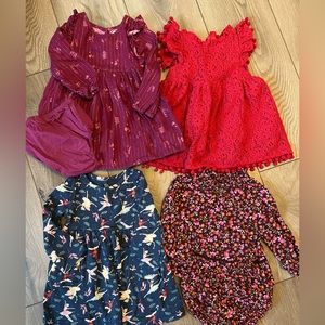 Baby/ Toddler girl 12-18mo Holiday Outfits